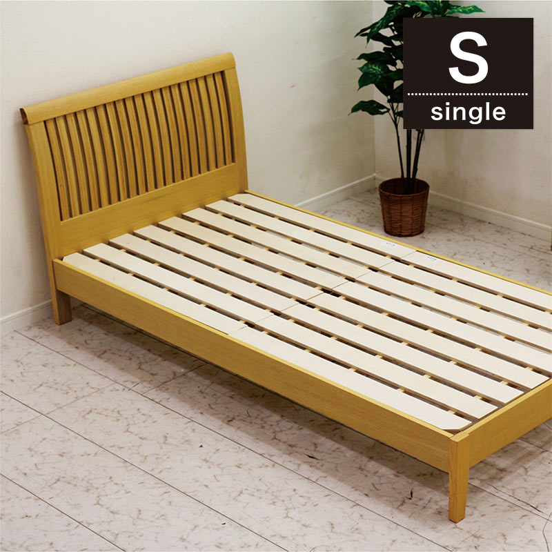 シングルベッド シングルサイズ シングル ベッド フレーム すのこ スノコ LVL 積層材 快適 耐久性 オーク ウォールナット ナチュラル ブラウン 木製 木目 木製脚 シンプル カジュアル 北欧 北欧風 おしゃれ モダン スタイリッシュ 美しい