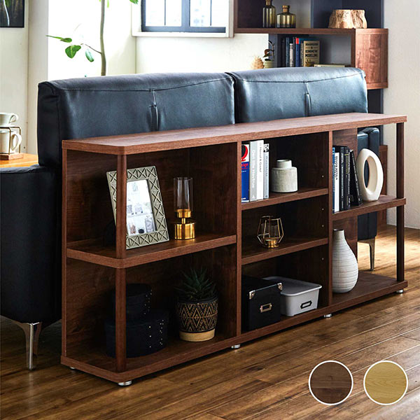 棚 シェルフ 収納家具 リビング収納 オフィス家具 オープンラック 多目的ラック ディスプレイラック 本棚 幅150cm 高さ70cm 北欧 モダン 木製 ブラウン ナチュラル ディスプレイ インテリア 国産 日本製 送料無料 楽天 通販