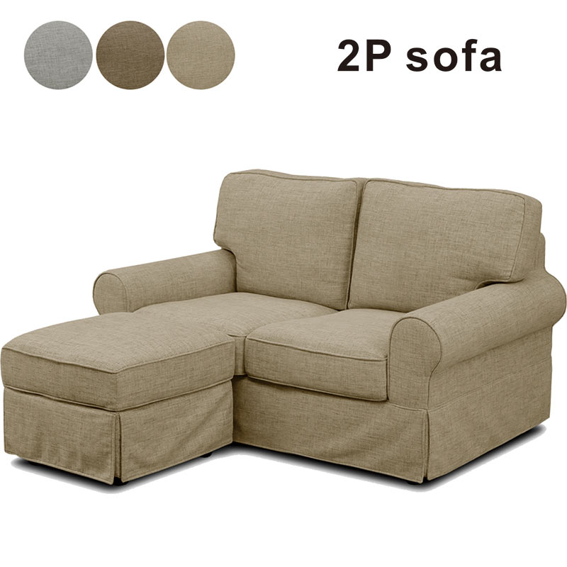 コーナーソファ 2人掛け コンパクト カウチソファー 2人掛けソファ l字ソファー ウレタン ポケットコイル 羽毛 シリコンフィル グレー ベージュ ブラウン ファブリック 布地 ファブリックソファ 左右カウチ対応 おしゃれ 北欧 カジュアル モダン シンプル