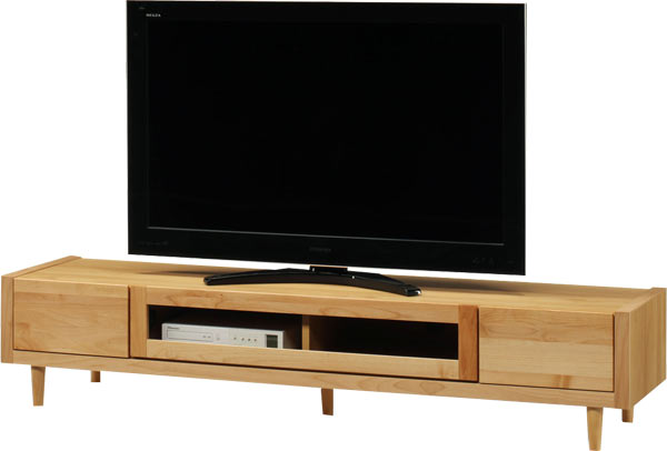 Low Board - 【マラソン期間中全品ポイント10倍】テレビ台 ローボード 幅180 ナチュラル おしゃれ 収納家具 脚付き 北欧 木製 完成品 送料無料 楽天 通販