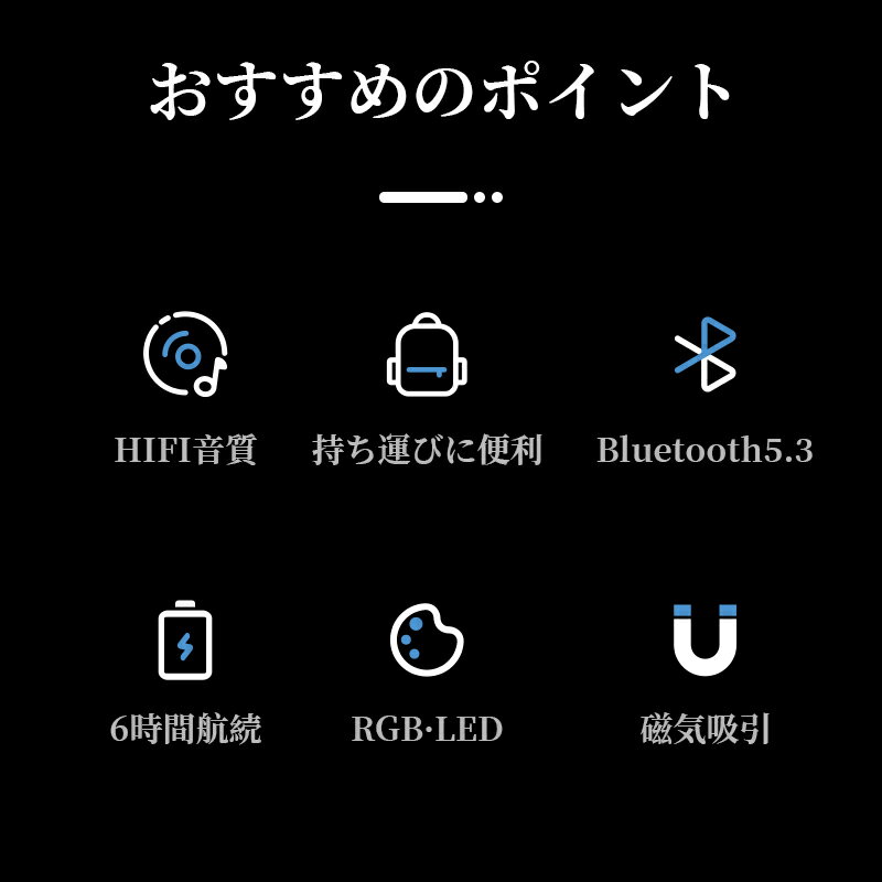 スマホスピーカー bluetooth、マグネット スマホスタンド ポータブルスピーカー 小型、寝室/リビング/スマホ用 ストラップ付