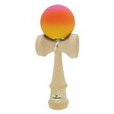 【送料込み(定形外発送)】けん玉　MY-KENDAMA　オリジナル　MKG-04　Grad Matte　マット塗装　グラデーション　ピンク＆オレンジ＆イエロー　自然木　標準