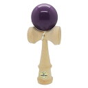 【送料込み(定形外発送)】けん玉　MY-KENDAMA　オリジナル　MKS-17　　ソリッドカラー光沢塗装　紫色　パープル　自然木　標準サイズ