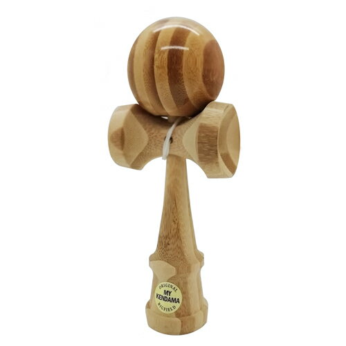 【送料込み(定形外発送)】けん玉　MY-KENDAMA　オリジナル　MKV-03　NaturalBamboo　ナチュラルバンブー　クリア光沢塗装　竹　バンブー　標準サイズ