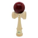 【送料込み(定形外発送)】けん玉　MY-KENDAMA　オリジナル　MKV-09　MarblePattern Luster　マーブル光沢塗装　赤色　レッド　自然木　標準サイズ