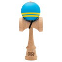 【送料込み】けん玉　KENDAMA USA　KZN732　KAIZEN3.0 改善3.0　スリムシェイプ　スリムバンズ　プライマリー　シルク　マット　ライトブルー×イエロー