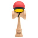 【送料込み】　けん玉　KENDAMA USA　KZN735　KAIZEN3.0 改善3.0　スリムシェイプ　フリップ　カーディナル　シルク　マット　レッド×ブラック×イエロー