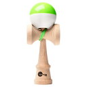 【送料込み】けん玉 KENDAMA USA KZN163 KAIZEN SHIFT 改善シフト ハーフスプリット シフトシェイプ グリーン×ホワイト