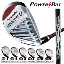 POWER BILT パワービルト サイテーション ユーティリティー 5番 7番 9番 11番 13番 15番 右用 左用 ゴルフクラブ ラウンド形状 シャローヘッド 軽量 高弾性 カーボンシャフト ルール適合