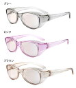 メガネ型拡大鏡 ブルーライト・紫外線カットK12379ルーペ メガネ ルーペ眼鏡 紫外線カット 両手が使える拡大鏡 メガネの上から メガネ型 3