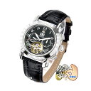 ジョン・ハリソン 多機能表示・裏バック「H」付き・ビッグテンプ付き手巻式腕時計 JH-044BB メンズ 紳士用