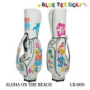 ブルーティーゴルフ アロハオンザビーチ カートキャディーバッグ CB-009BTG-CB009 9型 46インチ対応 BTG Blue tea golf ゴルフ用品(4)