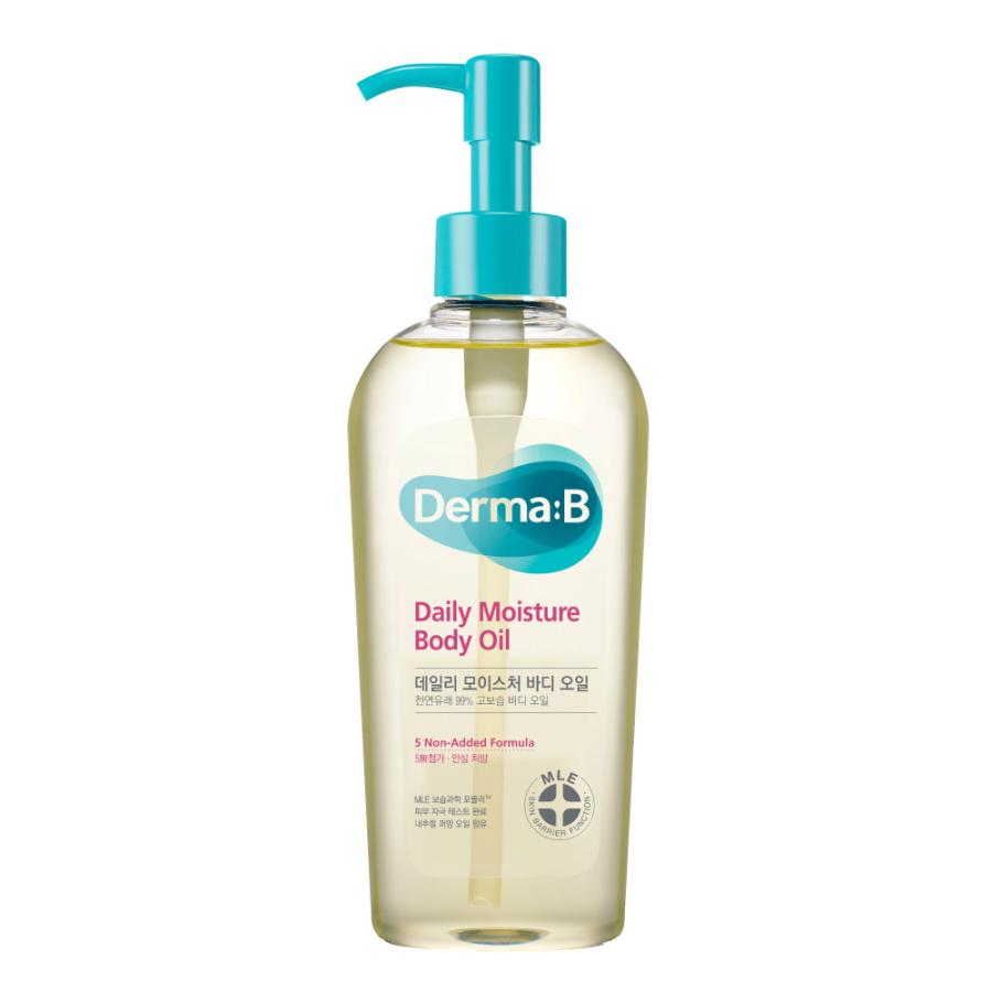 ダーマB　デイリーモイスチャーボディオイル　200ml(DERMA:B)（　韓国発　ボディケア　乾燥　保湿　うるおい　大人から子供まで　低刺激　）