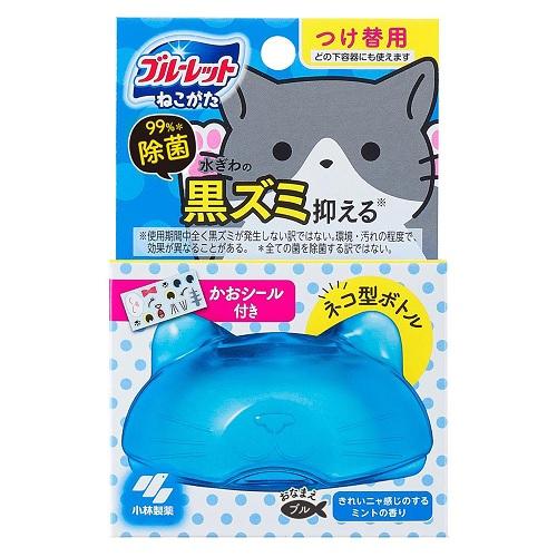 【お買得クーポン対象】【送料無料】ネコ型ブルーレットおくだけ 除菌 きれいニャ感じのするミントの香..