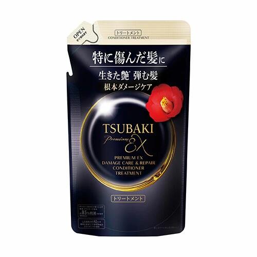 【送料無料！追跡番号有り発送】【お買得クーポン対象】TSUBAKI ツバキ プレミアムEX インテンシブリペア コンディショナー ヘアトリートメント つめかえ用 330mL　イオン　ダメージ