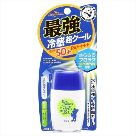 【お買得クーポン対象】【送料無料】近江兄弟社 メンターム サンベアーズ ストロングクールプラスN SPF50＋ PA＋＋＋＋ 30g 日焼け止め　UV　キャンプ　海水浴　お買い得