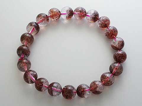 【高品質】【スーパーセブン(レッド)】 ブレスレット 9mm