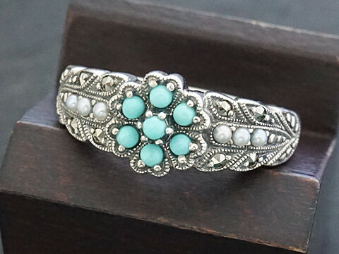 Silver925/ターコイズ/シ...