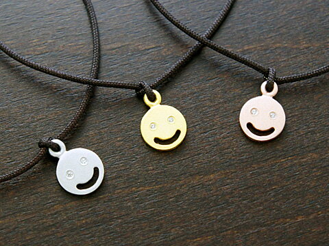 楽天VARIOUS JEWELRY【CHOKAS】【Smiley Face/スマイリーフェイス】 Silver925/CZ コードブレスレット