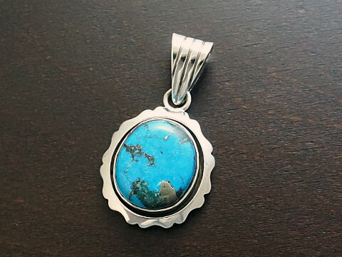 【クリップルクリーク/ターコイズ】 Silver925 ペンダントトップ