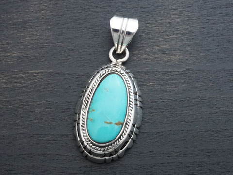 【スリーピングビューティ/ターコイズ】 Silver925 ペンダントトップ