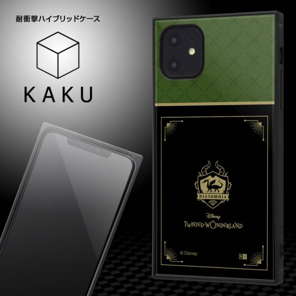 ディズニー iPhone 11 iPhone XR ハイブリッド ケース カバー ツイステッドワンダーランド/耐衝撃ハイブリッドケース KAKU/『ツイステッドワンダーランド/オクタヴィネル寮』 IQ-DP21K3TB/DG017