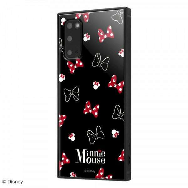 Rakuten - ディズニー Galaxy S20 5G ハイブリッド ケース カバー KAKU 耐衝撃 衝撃吸収 [ ストラップ ホール 付き 通し穴 ] スクエア 軽量 /『ミニーマウス/OTONA BLACK』 IQ-DGS205K3TB/MN008