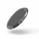 エレコム elecom スマートフォン用ストラップ フィンガーリング 薄型 ブラック