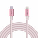 エレコム elecom USB C-Lightningケーブル 準高耐久 2.0m ピンク(2)