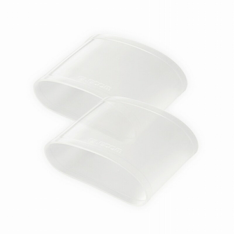 エレコム elecom スマートウォッチ リスト バンド カバー 2個入 Mサイズ 水中仕様 伸縮性 スポーツ ジム プール クリア