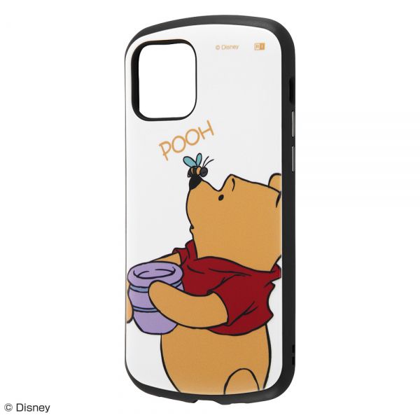 iPhone12 ケース iPhone 12 Pro カバー 12Pro 『ディズニー キャラクター』 耐衝撃 ケース ProCa 衝撃吸収 [ ストラップ ホール 付き ] 防塵加工 傷に強い Qi充電対応 『プー』 iPhone12 iPhone12 Pro iPhone12Pro アイフォン12 プロ