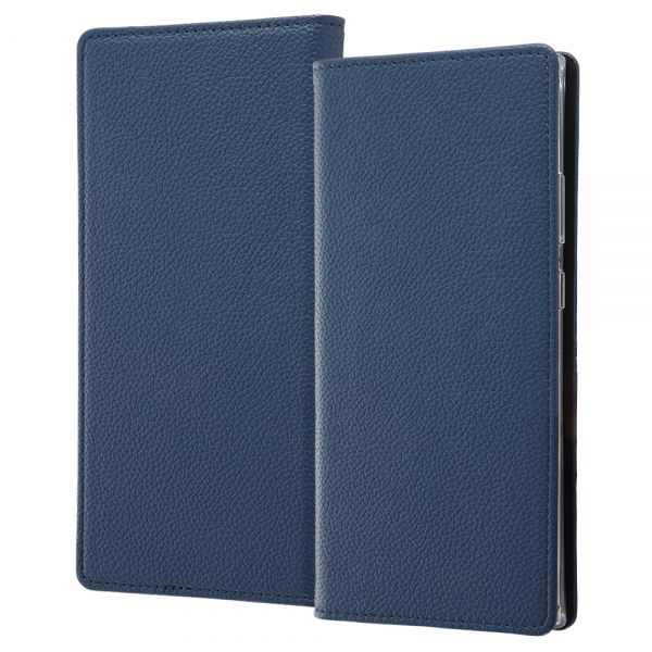 Galaxy Note20 Ultra 5G ケース 耐衝撃 手帳型 カバー カメラ保護/ダークネイビー