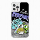 iPhone 12 / iPhone12 Pro / 『ディズニー・ピクサーキャラクター』/ラメ グリッターケース/サリーとマイク/ドア/バルーン/バルーンと仲間達/トイ・ストーリーロゴ