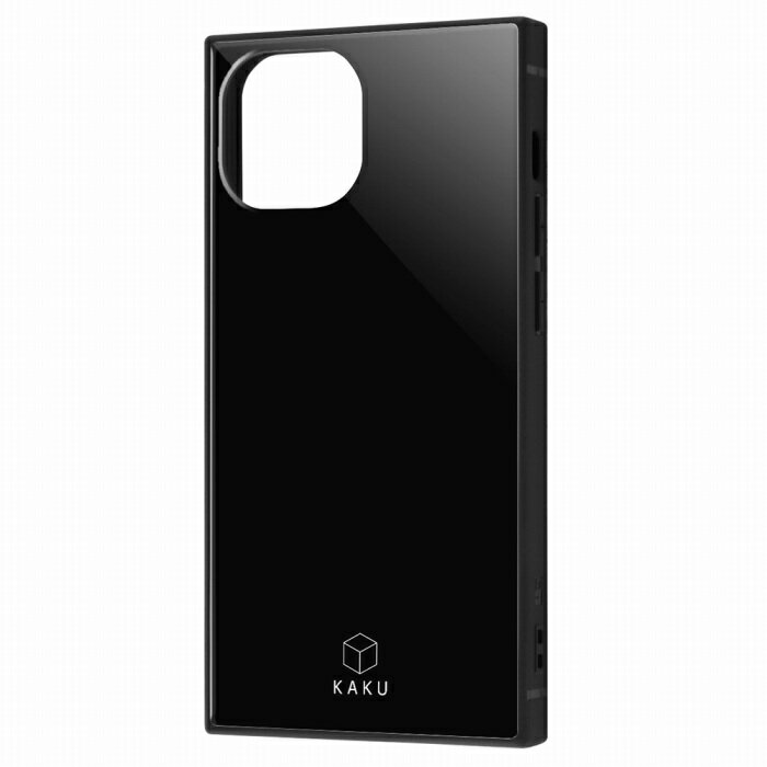 Rakuten - iPhone13mini 耐衝撃ハイブリッドケース KAKU/ブラック/ディープレッド/マスタードイエロー/パープル/ホワイト