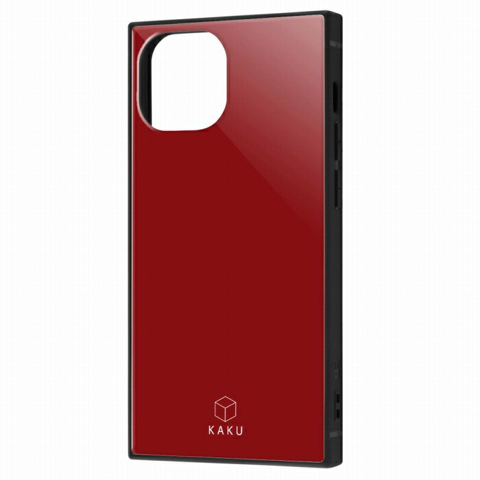 Rakuten - iPhone13mini 耐衝撃ハイブリッドケース KAKU/ディープレッド