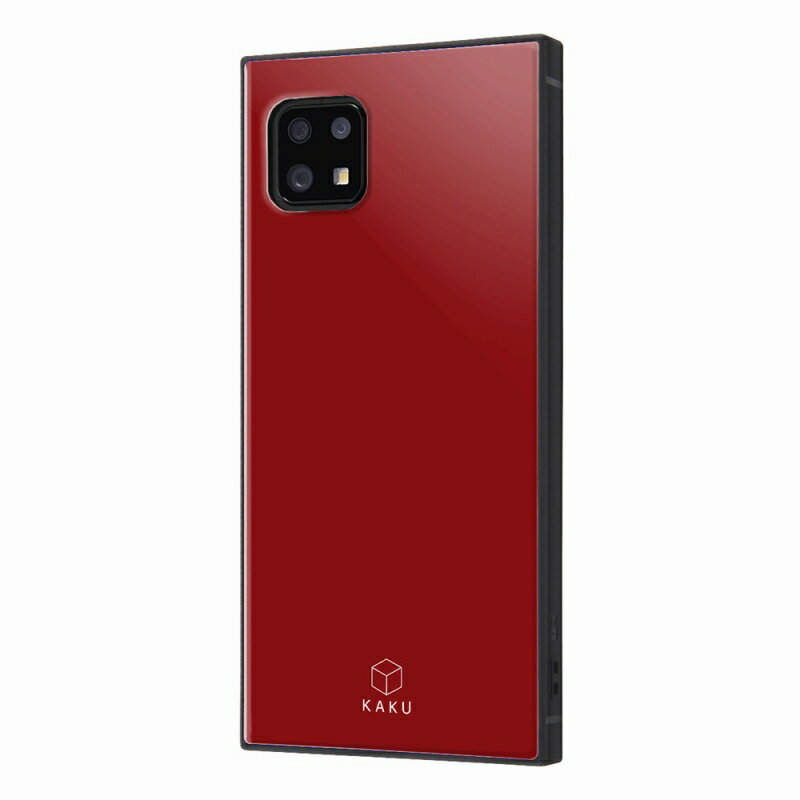 AQUOS sense6s / AQUOS sense6 耐衝撃ハイブリッドケース KAKU/レッド