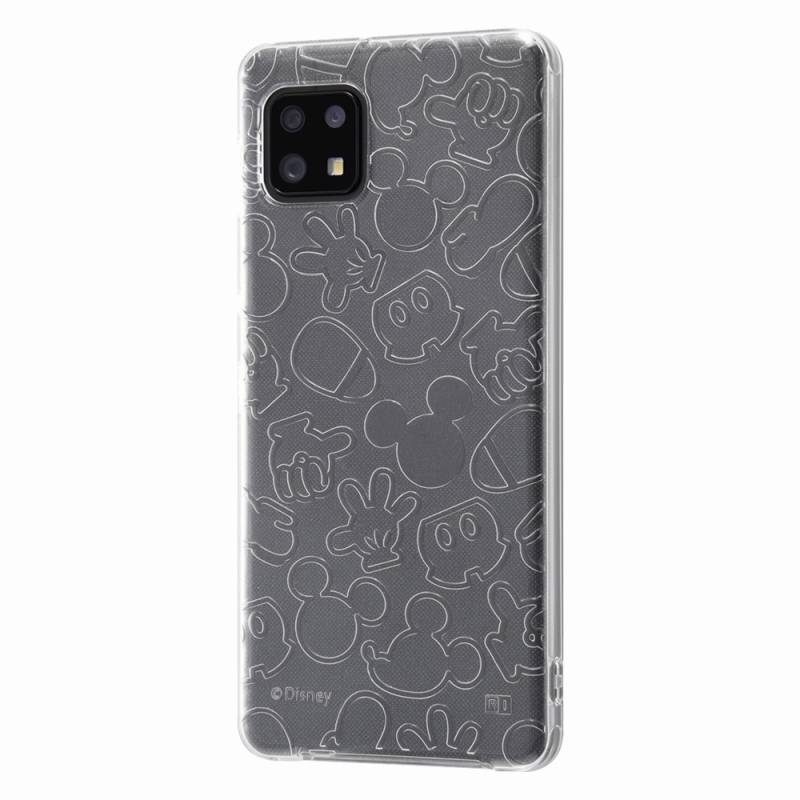 Rakuten - AQUOS sense6s / AQUOS sense6 『ディズニーキャラクター』/TPUソフトケース キラキラ/ミッキーマウス