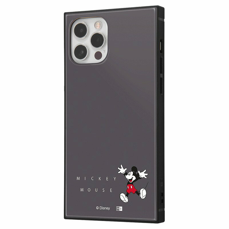 iPhone 12 / 12 Pro / 『ディズニーキャラクター』/耐衝撃ハイブリッドケース KAKU/ミッキーマウス_ジャンプ