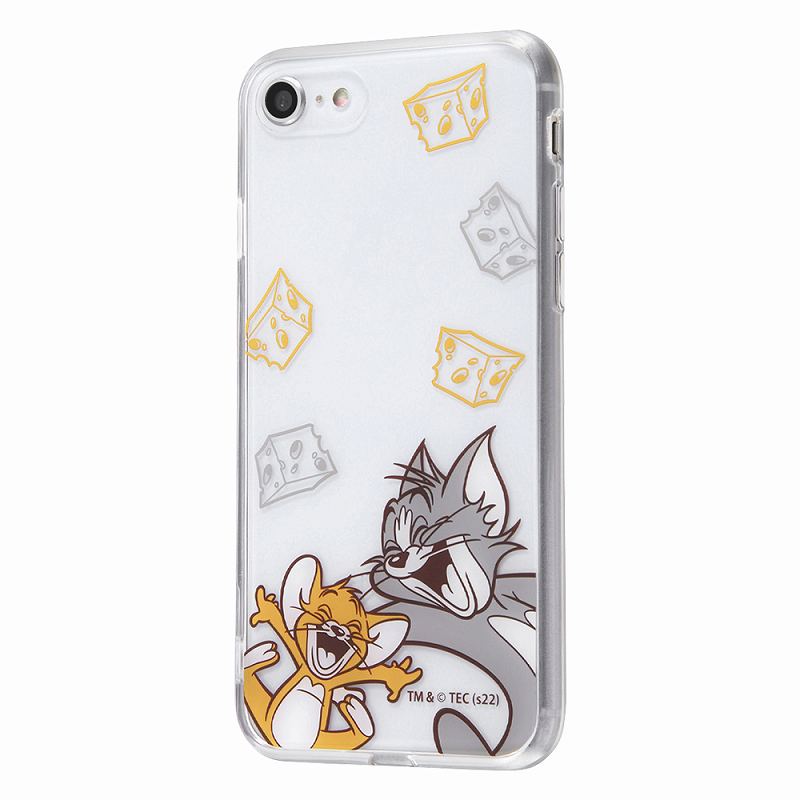 Rakuten - iPhone SE(第2世代/第3世代)/8/7 『トムとジェリー』/ハイブリッドケース Clear Pop/トムとジェリー