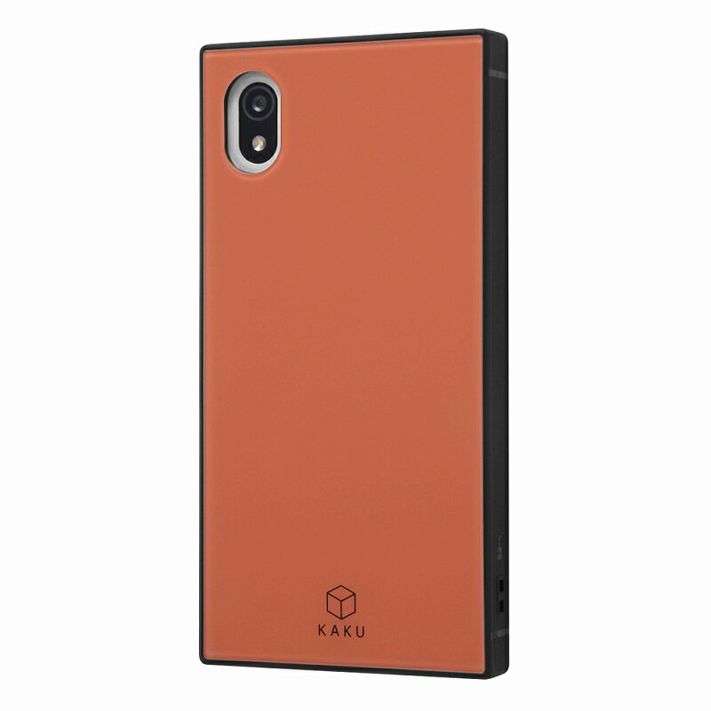 Rakuten - Xperia Ace III 耐衝撃ハイブリッドケース KAKU/ダークオレンジ