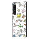 Xperia 1 IV / 『ディズニー・ピクサーキャラクター』/耐衝撃ハイブリッドケース KAKU / トイ・ストーリー/総柄