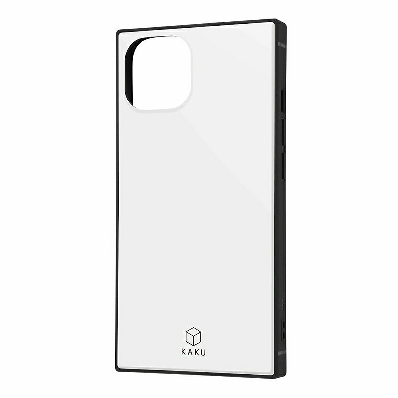 Rakuten - iPhone 14/ 13 耐衝撃ハイブリッドケース KAKU/ホワイト