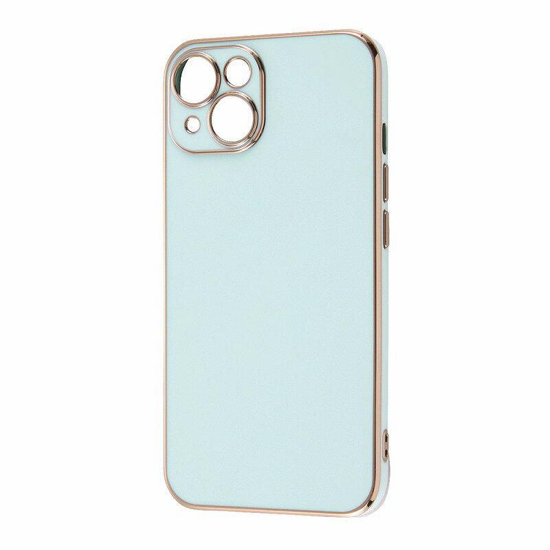 Rakuten - iPhone 14TPUソフトケース メタリック Felame/ライトブルー/ピンクゴールド
