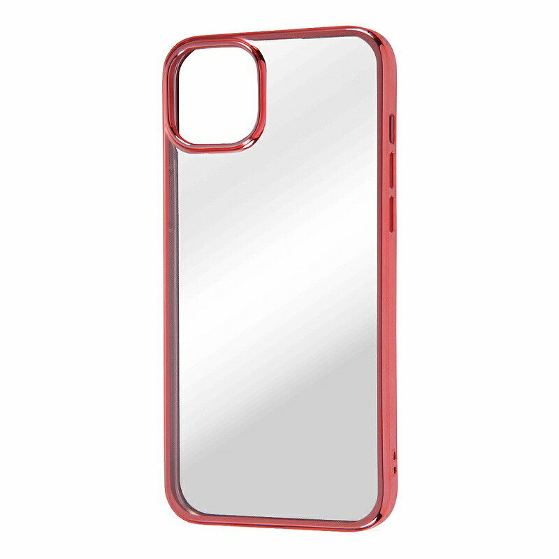 Rakuten - iPhone 14 Plus TPUソフトケース META Frame/レッド