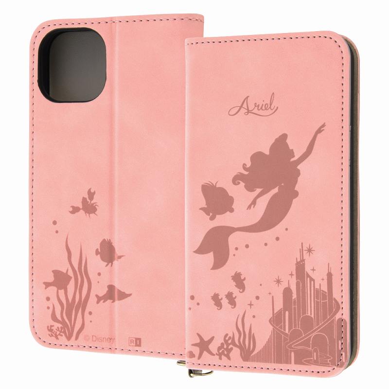 Rakuten - iPhone 14/iPhone 13 『ディズニーキャラクター』/耐衝撃 手帳型レザーケース Raffine/アリエル_モノトーン/プー_モノトーン/スティッチ_モノトーン/トイ・ストーリー_モノトーン