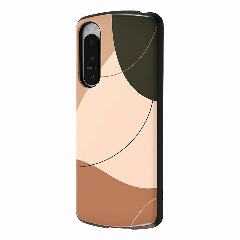 Xperia 5 IV 耐衝撃ケース MiA-collection/モダン/ブラウン