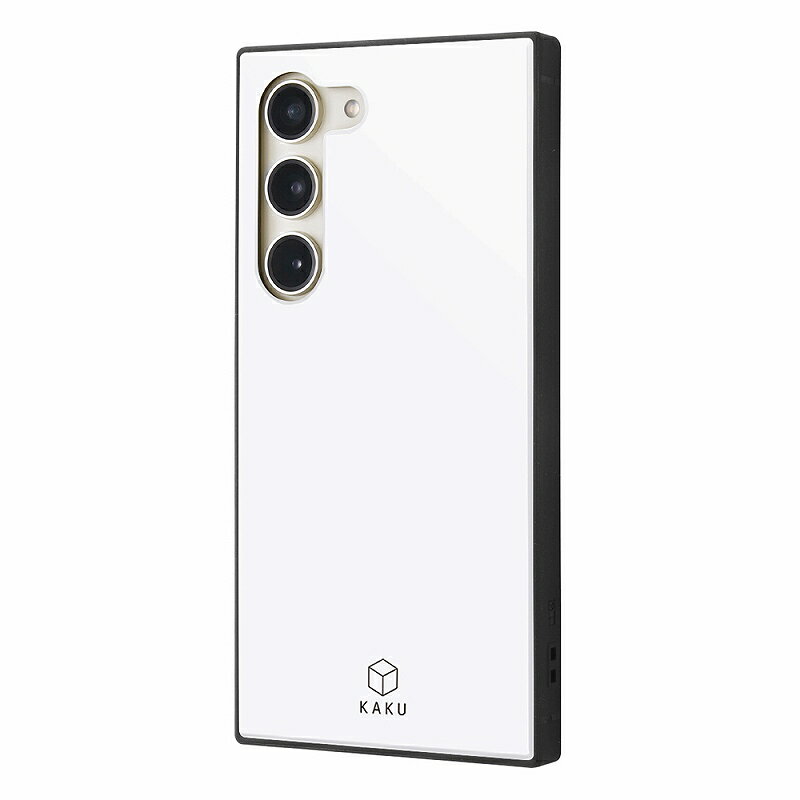 Rakuten - Galaxy S23 耐衝撃ハイブリッドケース KAKU/ホワイト