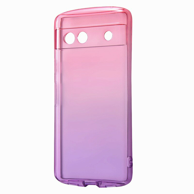 Rakuten - Google Pixel 7a 耐衝撃 TPUソフトケース グラデーション GREA/ピンク/パープル