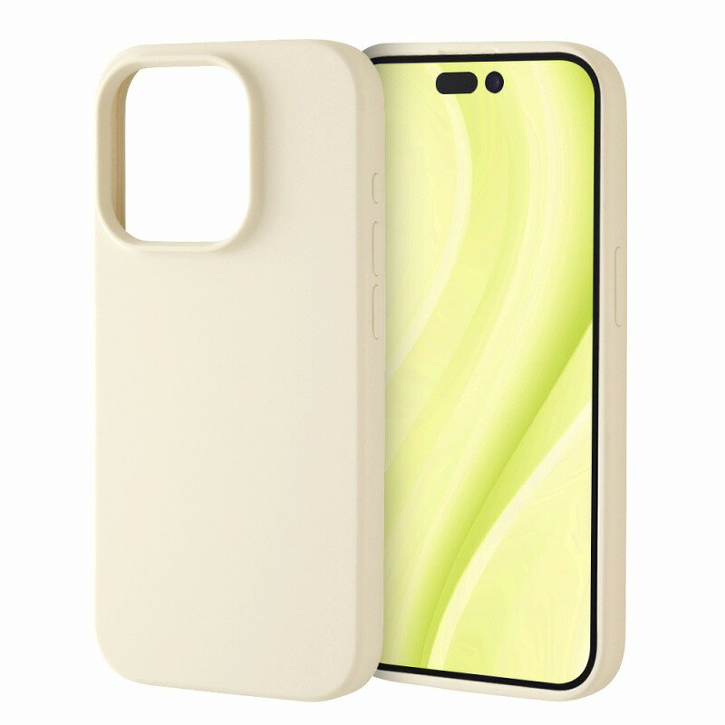 Rakuten - iPhone 15 Pro ハイブリッドシリコンケース/ベージュ