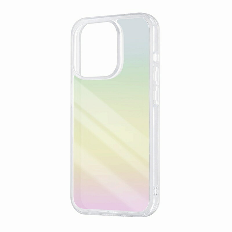 Rakuten - iPhone 15 Pro ガラスハイブリッドケース/オーロラ